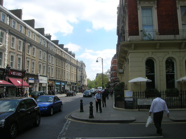 Gloucester Road SW7, the nearest Tube corridor.