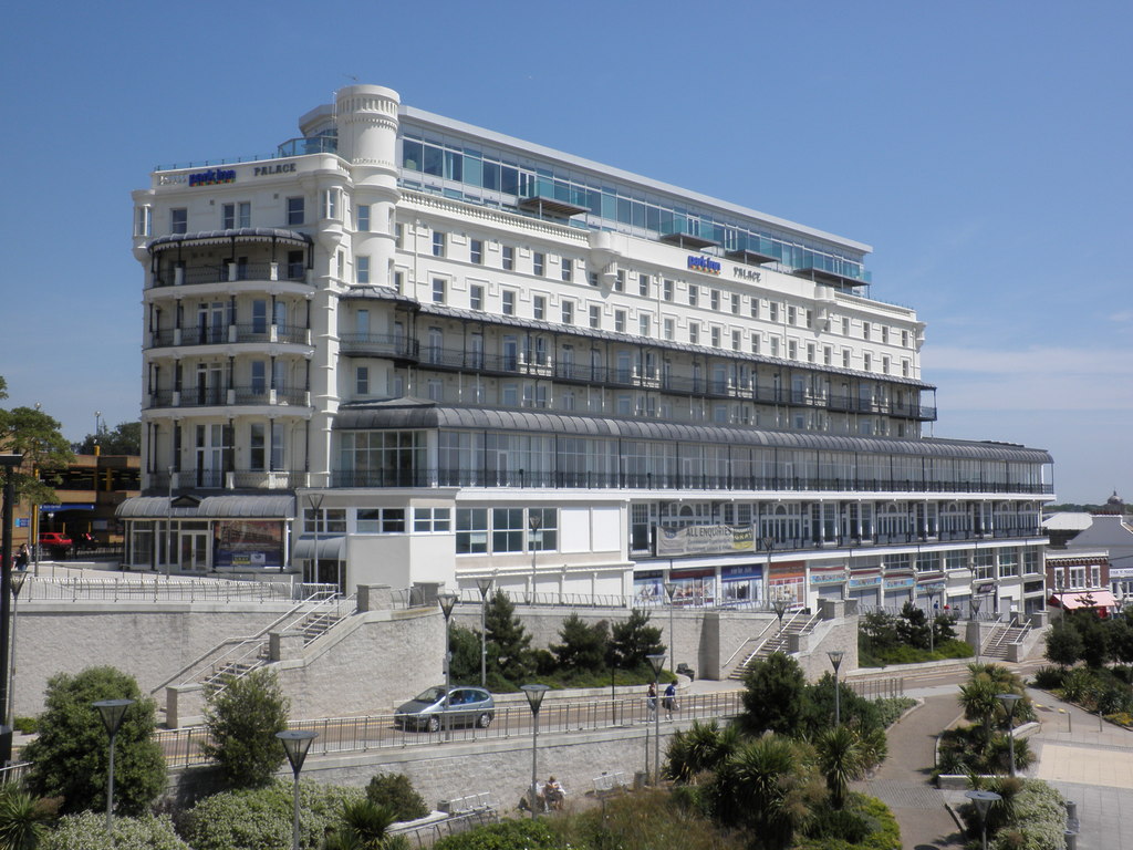 Another view of the Palace Hotel building.