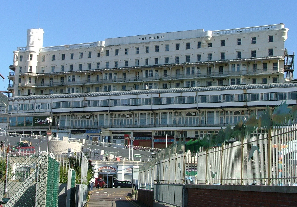 Palace Hotel building on the Southend seafront.