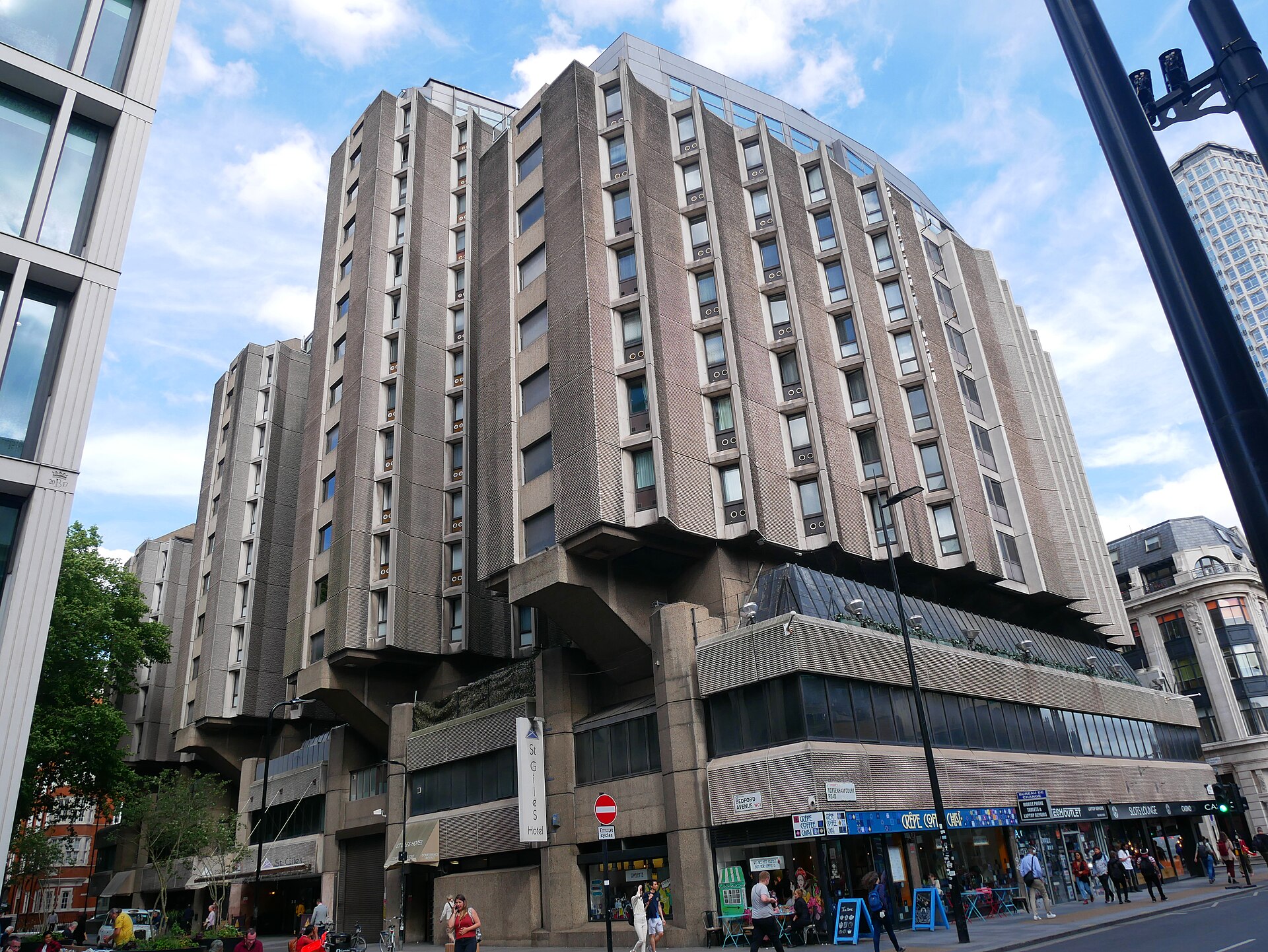 Northwest view of STG / St Giles Hotel
